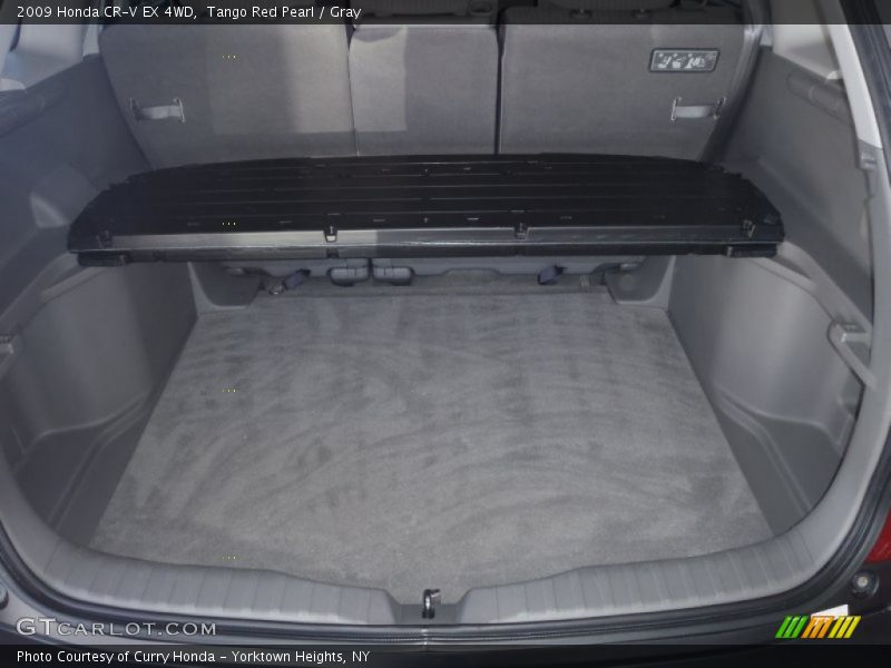 Tango Red Pearl / Gray 2009 Honda CR-V EX 4WD