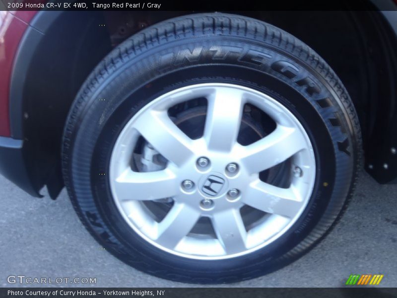 Tango Red Pearl / Gray 2009 Honda CR-V EX 4WD