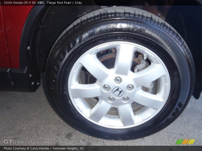 Tango Red Pearl / Gray 2009 Honda CR-V EX 4WD