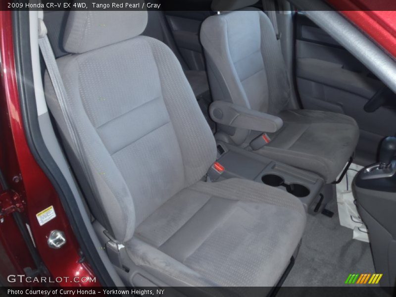 Tango Red Pearl / Gray 2009 Honda CR-V EX 4WD