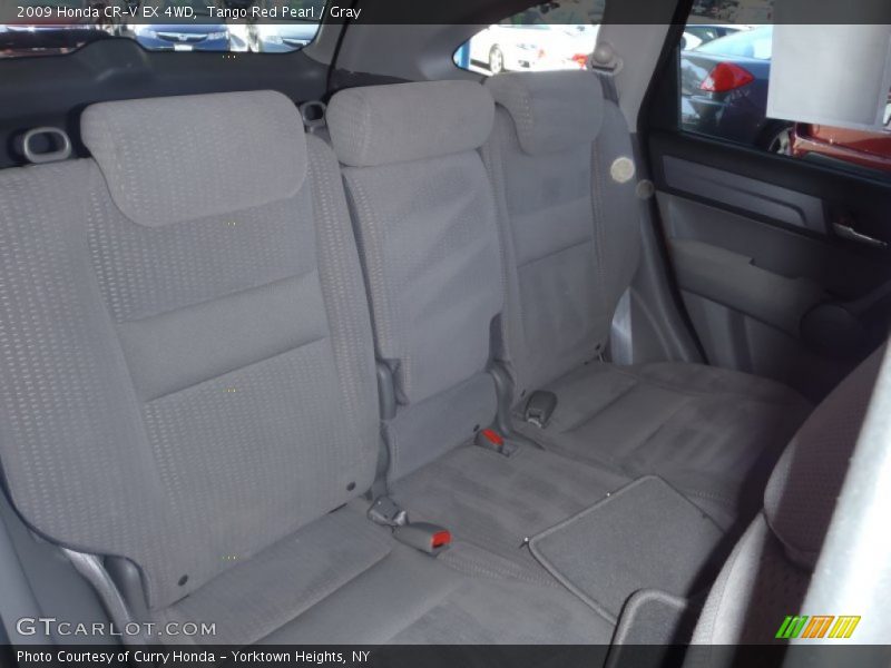Tango Red Pearl / Gray 2009 Honda CR-V EX 4WD