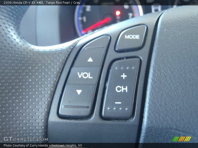 Tango Red Pearl / Gray 2009 Honda CR-V EX 4WD