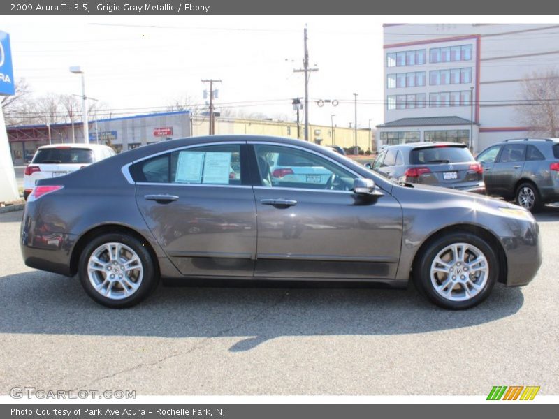 Grigio Gray Metallic / Ebony 2009 Acura TL 3.5