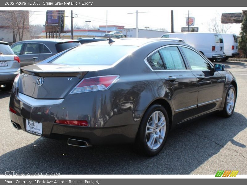 Grigio Gray Metallic / Ebony 2009 Acura TL 3.5
