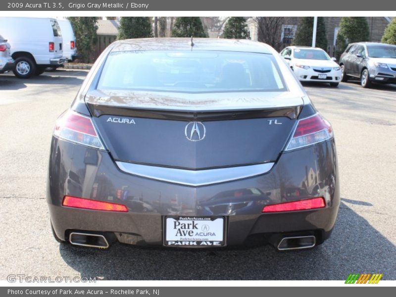 Grigio Gray Metallic / Ebony 2009 Acura TL 3.5
