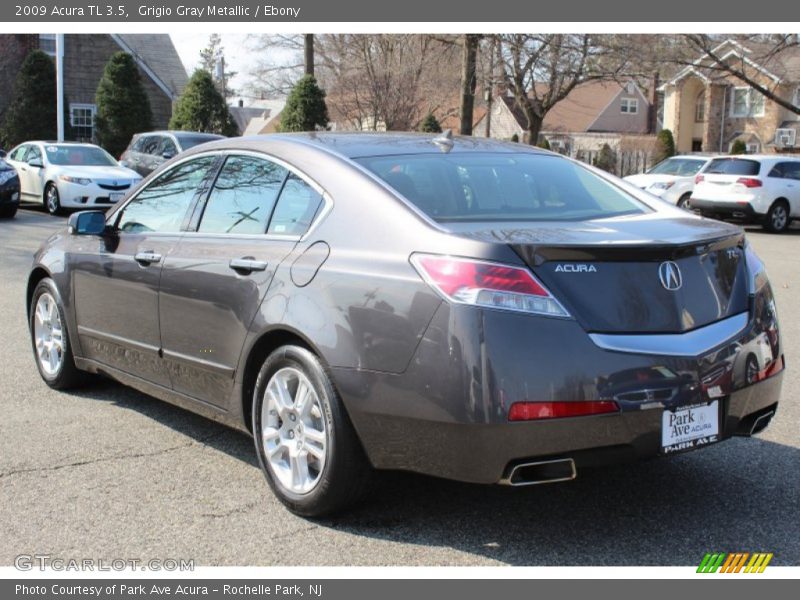 Grigio Gray Metallic / Ebony 2009 Acura TL 3.5