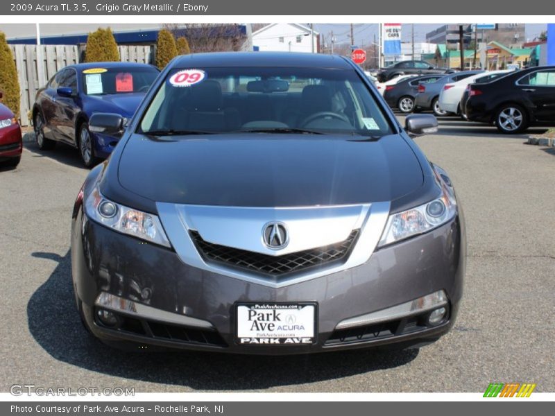 Grigio Gray Metallic / Ebony 2009 Acura TL 3.5