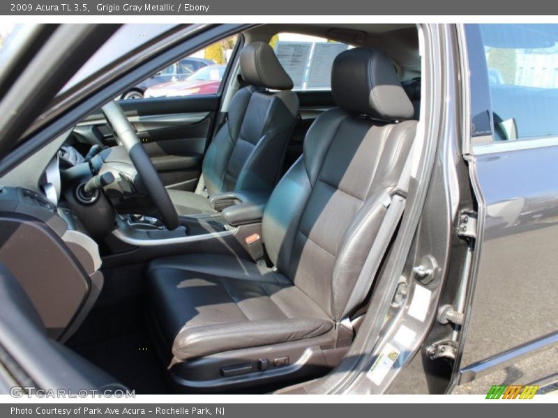Grigio Gray Metallic / Ebony 2009 Acura TL 3.5