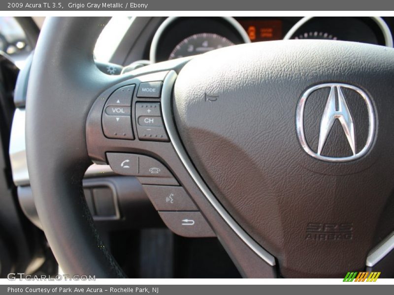 Grigio Gray Metallic / Ebony 2009 Acura TL 3.5