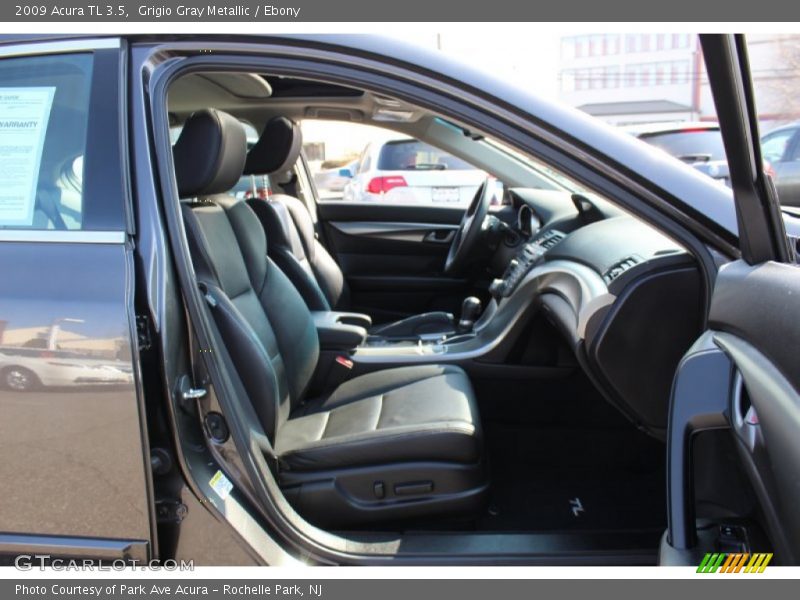 Grigio Gray Metallic / Ebony 2009 Acura TL 3.5