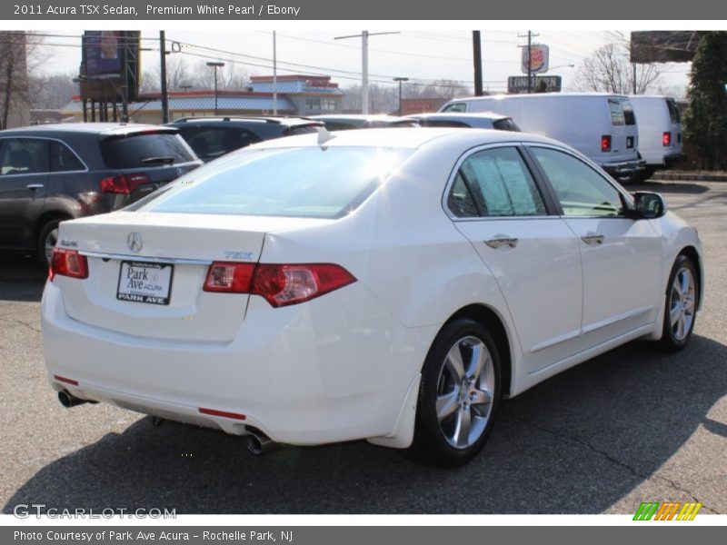 Premium White Pearl / Ebony 2011 Acura TSX Sedan