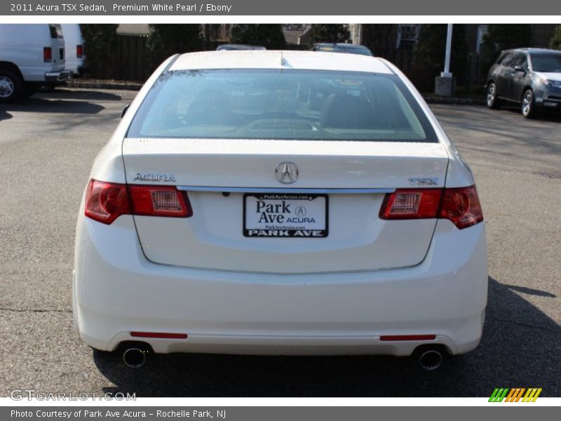 Premium White Pearl / Ebony 2011 Acura TSX Sedan