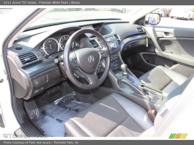 Ebony Interior - 2011 TSX Sedan 
