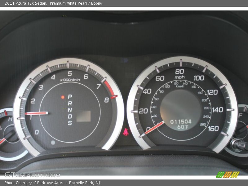  2011 TSX Sedan Sedan Gauges