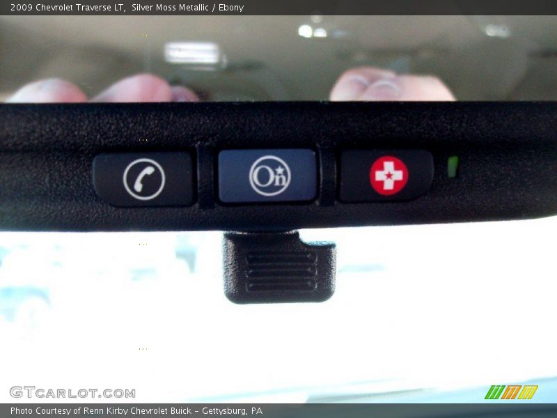 Silver Moss Metallic / Ebony 2009 Chevrolet Traverse LT