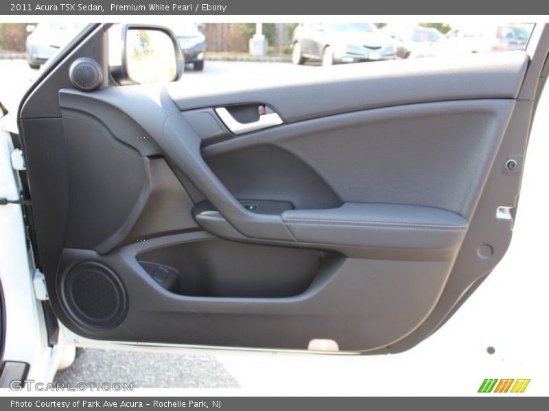 Premium White Pearl / Ebony 2011 Acura TSX Sedan