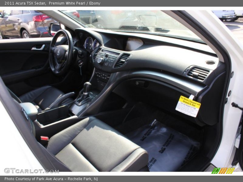 Premium White Pearl / Ebony 2011 Acura TSX Sedan