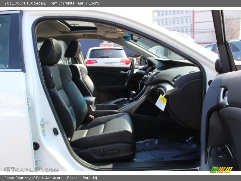 Premium White Pearl / Ebony 2011 Acura TSX Sedan