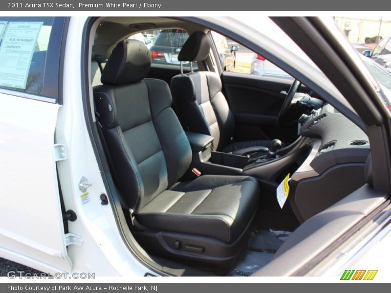 Premium White Pearl / Ebony 2011 Acura TSX Sedan