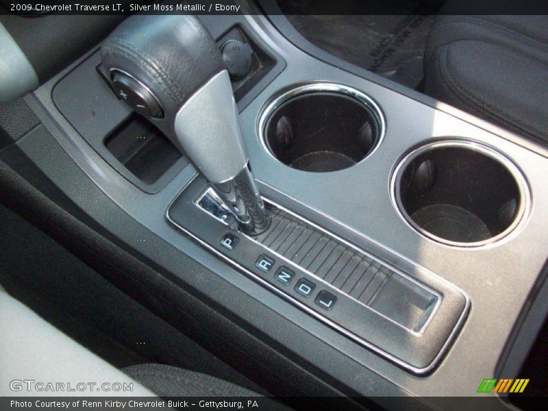 Silver Moss Metallic / Ebony 2009 Chevrolet Traverse LT