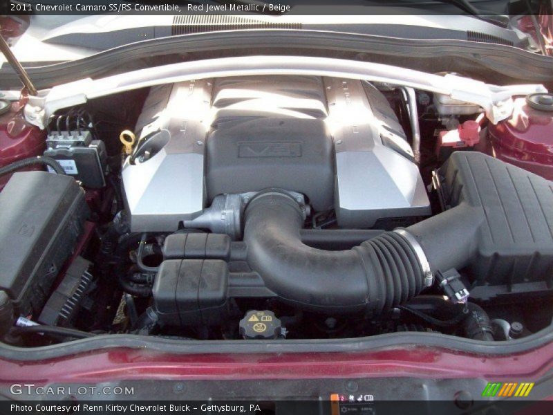  2011 Camaro SS/RS Convertible Engine - 6.2 Liter OHV 16-Valve V8