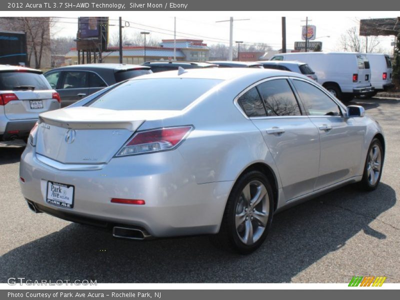 Silver Moon / Ebony 2012 Acura TL 3.7 SH-AWD Technology