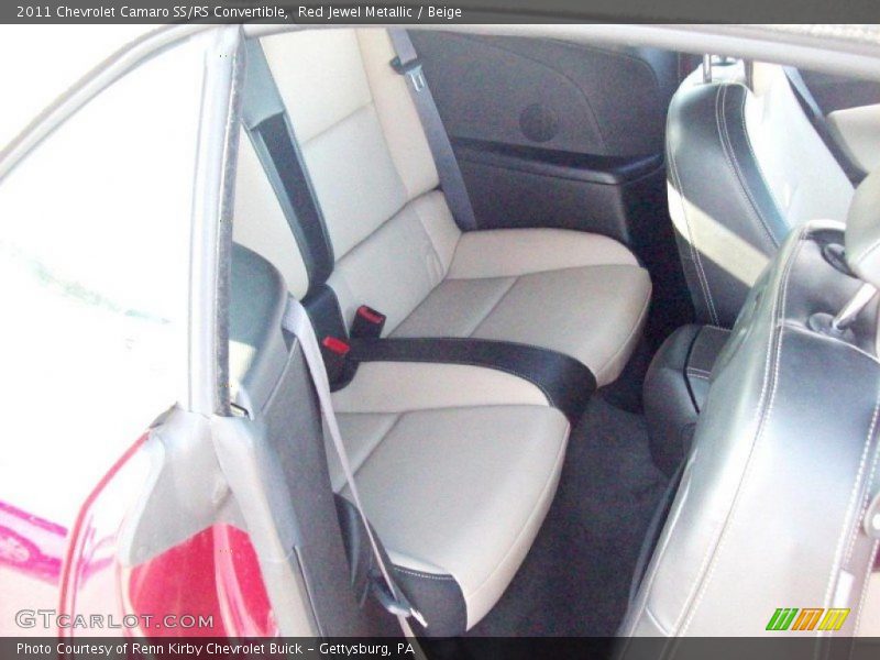 Red Jewel Metallic / Beige 2011 Chevrolet Camaro SS/RS Convertible