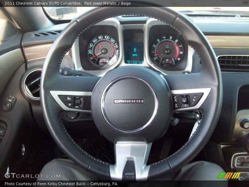  2011 Camaro SS/RS Convertible Steering Wheel