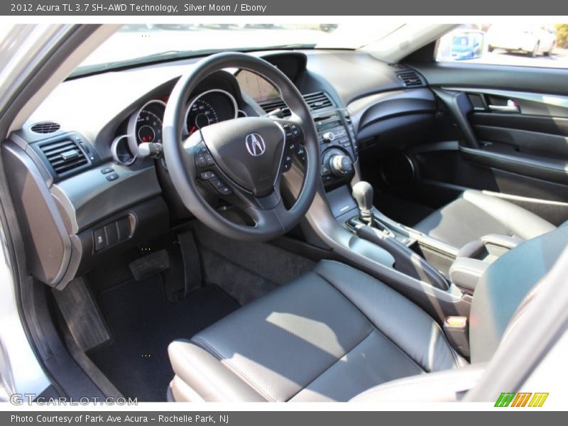 Ebony Interior - 2012 TL 3.7 SH-AWD Technology 
