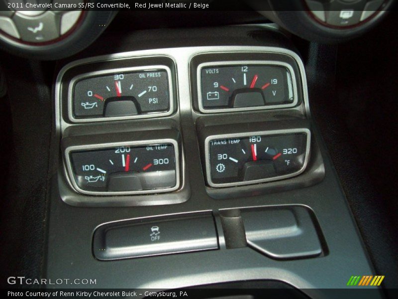  2011 Camaro SS/RS Convertible SS/RS Convertible Gauges