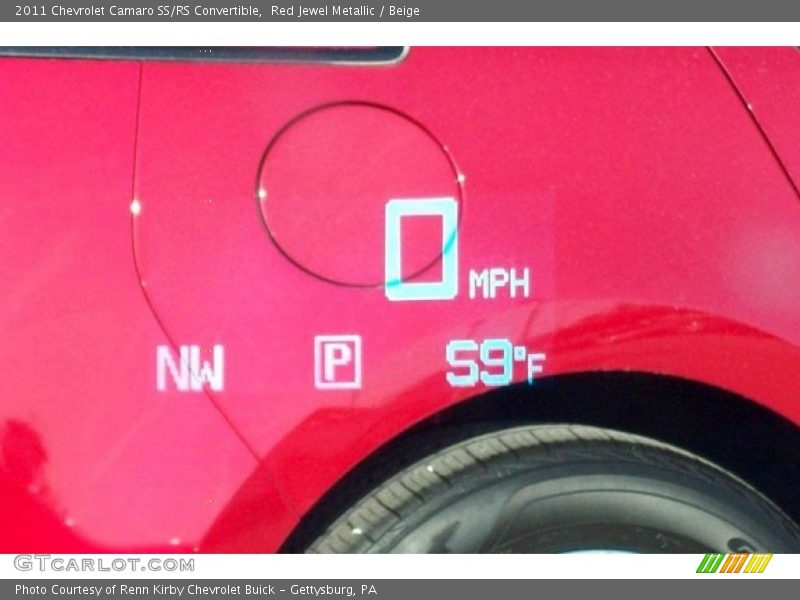  2011 Camaro SS/RS Convertible SS/RS Convertible Gauges