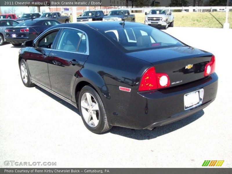 Black Granite Metallic / Ebony 2011 Chevrolet Malibu LT