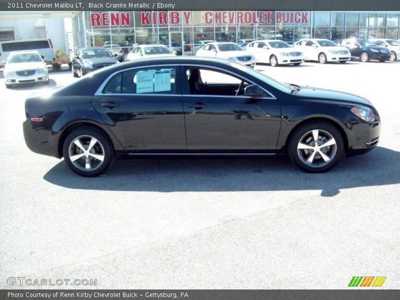 Black Granite Metallic / Ebony 2011 Chevrolet Malibu LT