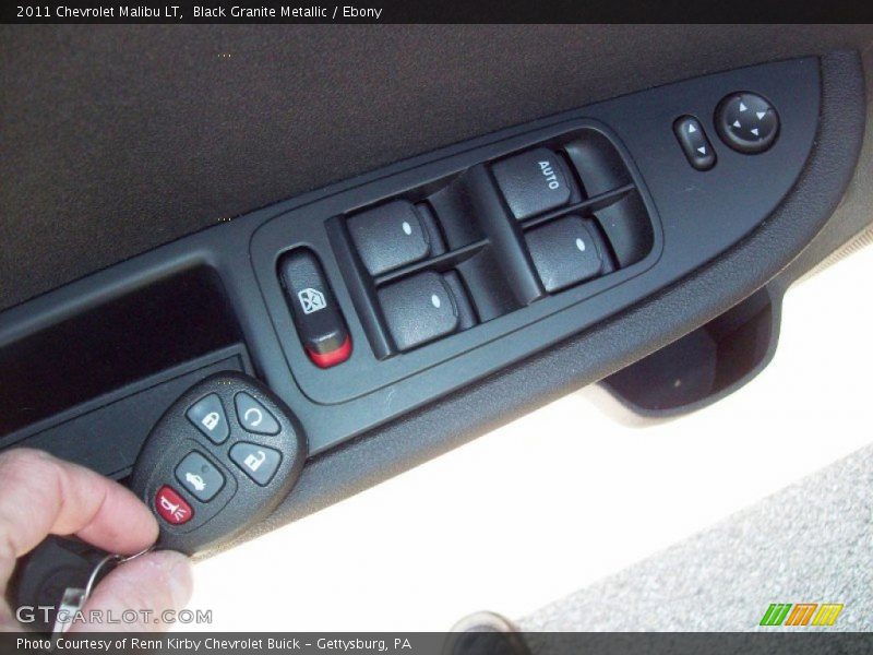 Black Granite Metallic / Ebony 2011 Chevrolet Malibu LT