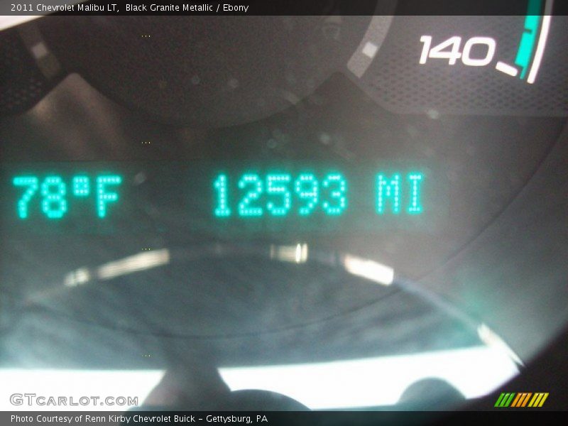 Black Granite Metallic / Ebony 2011 Chevrolet Malibu LT