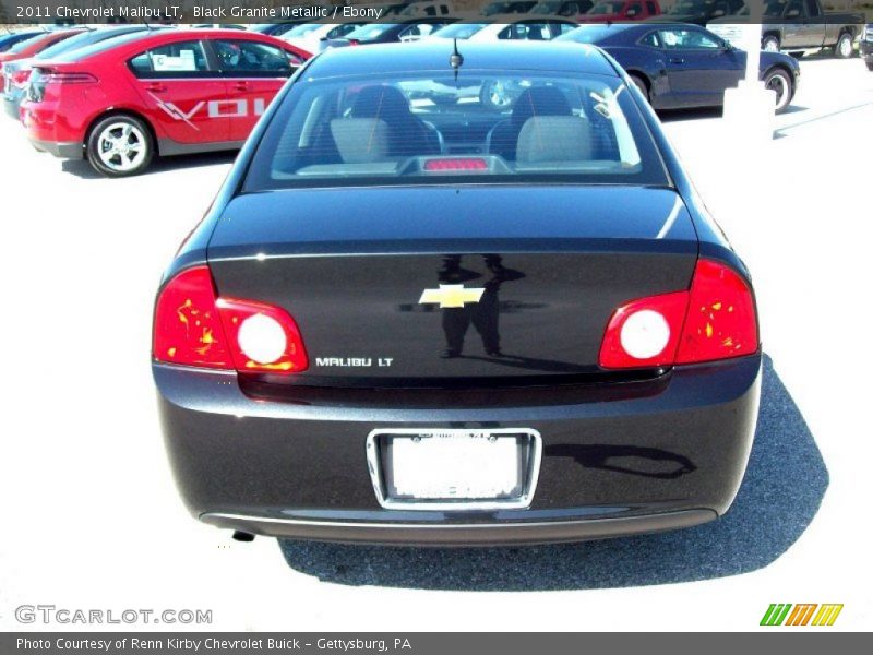 Black Granite Metallic / Ebony 2011 Chevrolet Malibu LT