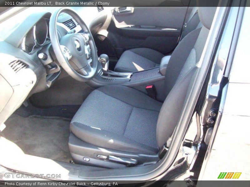 Black Granite Metallic / Ebony 2011 Chevrolet Malibu LT