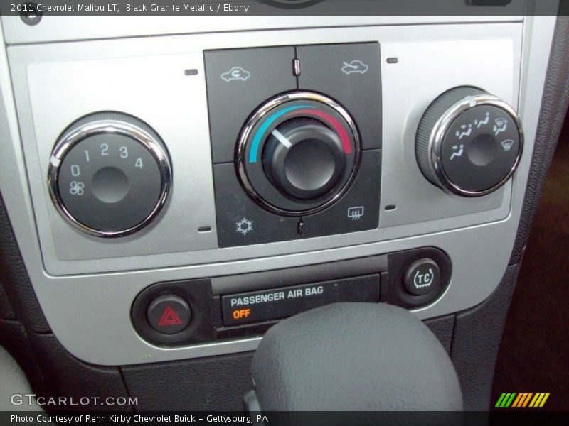 Black Granite Metallic / Ebony 2011 Chevrolet Malibu LT