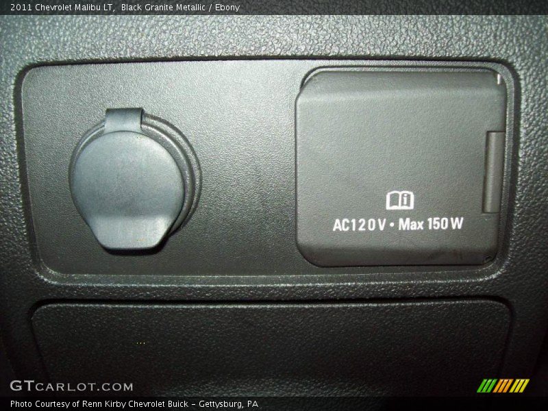 Black Granite Metallic / Ebony 2011 Chevrolet Malibu LT