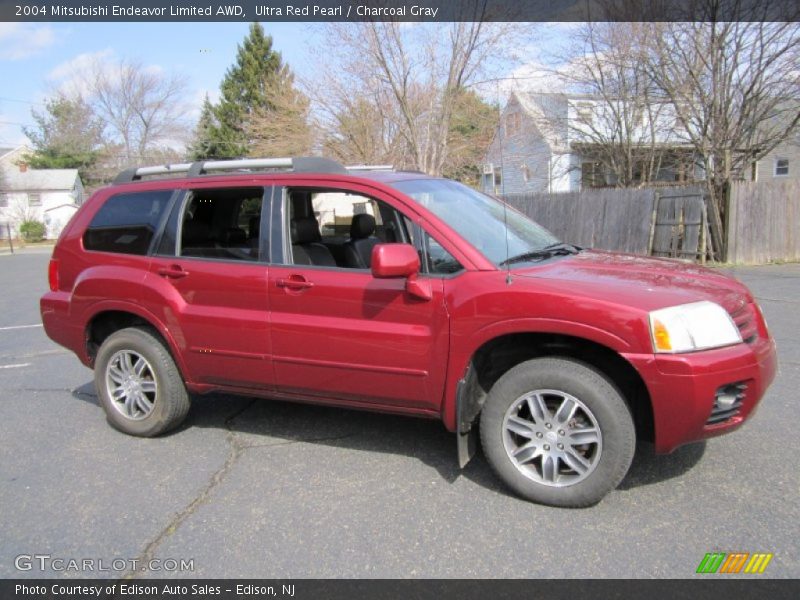 Ultra Red Pearl / Charcoal Gray 2004 Mitsubishi Endeavor Limited AWD