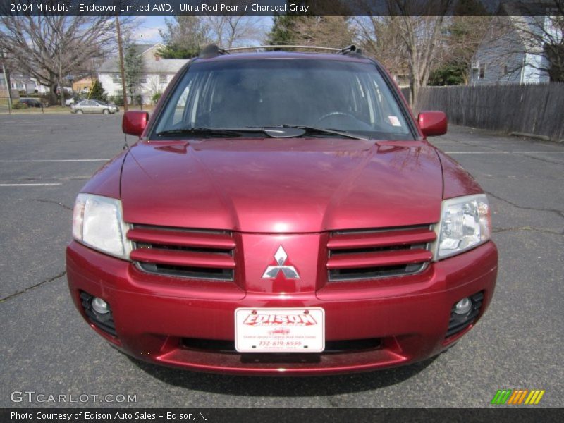 Ultra Red Pearl / Charcoal Gray 2004 Mitsubishi Endeavor Limited AWD