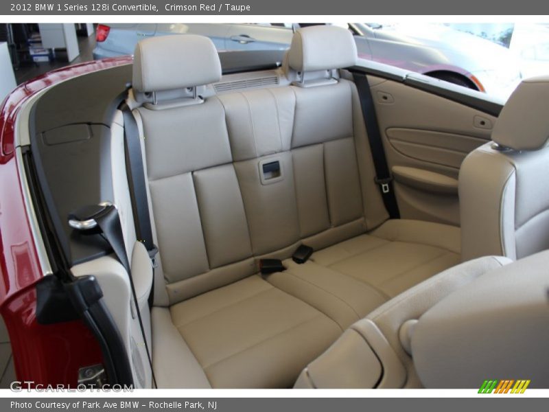 Crimson Red / Taupe 2012 BMW 1 Series 128i Convertible