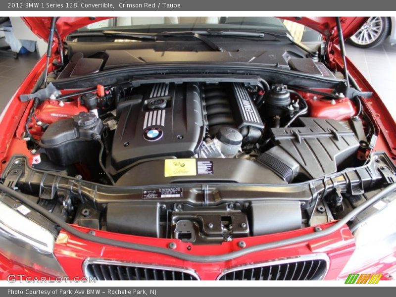 Crimson Red / Taupe 2012 BMW 1 Series 128i Convertible