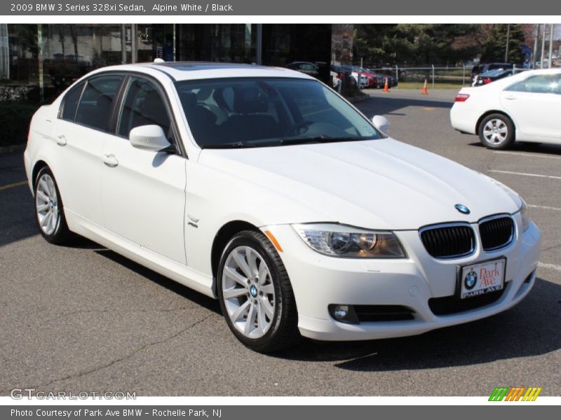 Alpine White / Black 2009 BMW 3 Series 328xi Sedan