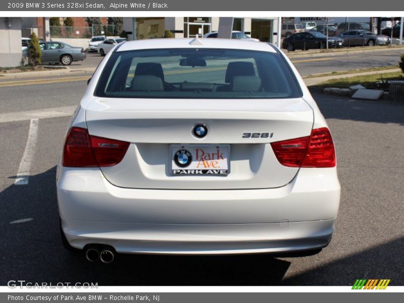 Alpine White / Black 2009 BMW 3 Series 328xi Sedan