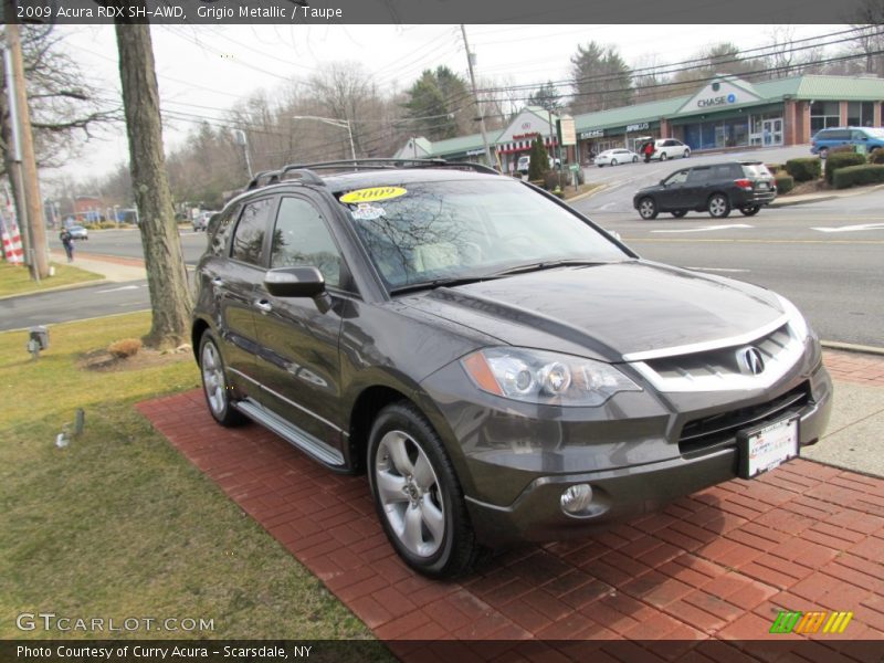 Grigio Metallic / Taupe 2009 Acura RDX SH-AWD