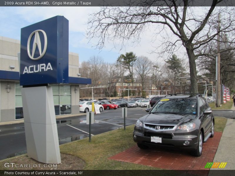 Grigio Metallic / Taupe 2009 Acura RDX SH-AWD