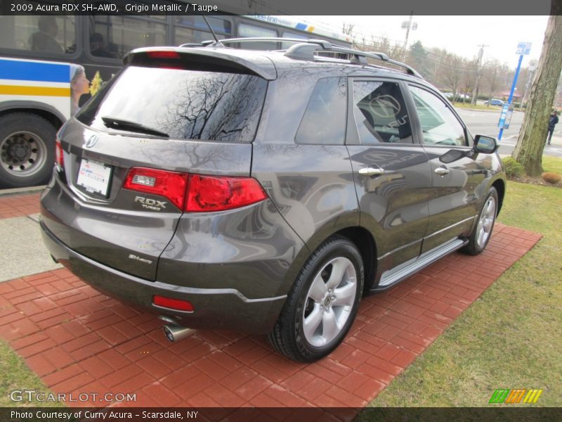 Grigio Metallic / Taupe 2009 Acura RDX SH-AWD
