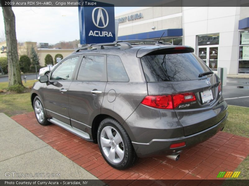 Grigio Metallic / Taupe 2009 Acura RDX SH-AWD