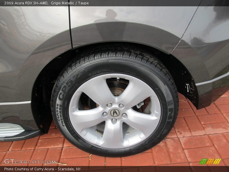 Grigio Metallic / Taupe 2009 Acura RDX SH-AWD